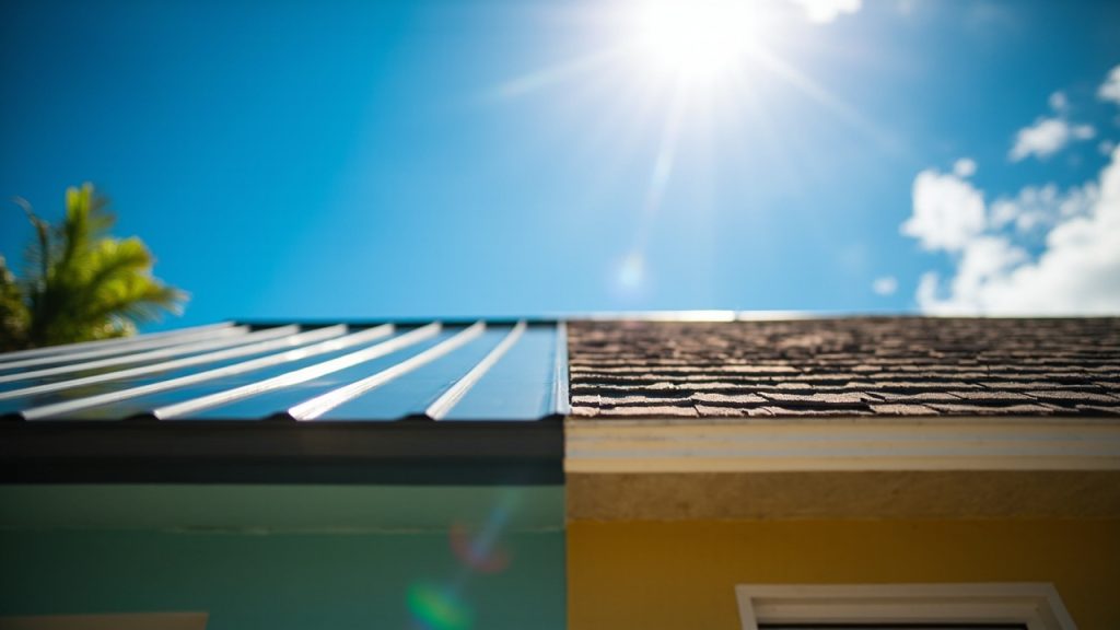 Metal Roof vs Asphalt Shingles Cost in Miami FL 33129