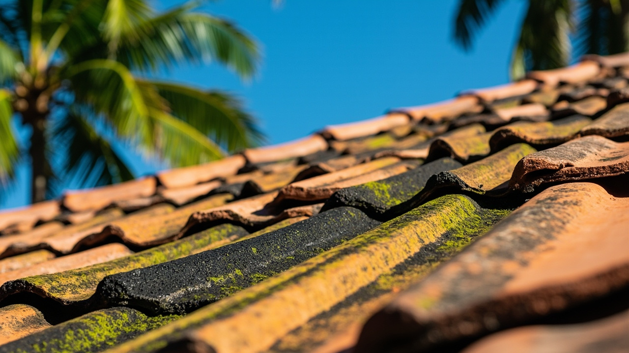 Why Black Streaks and Green Stains Appear on Miami Roofs