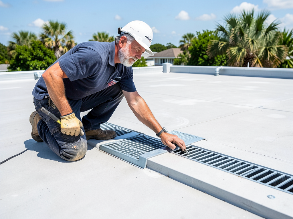 Common problems with flat roof drainage and pondin