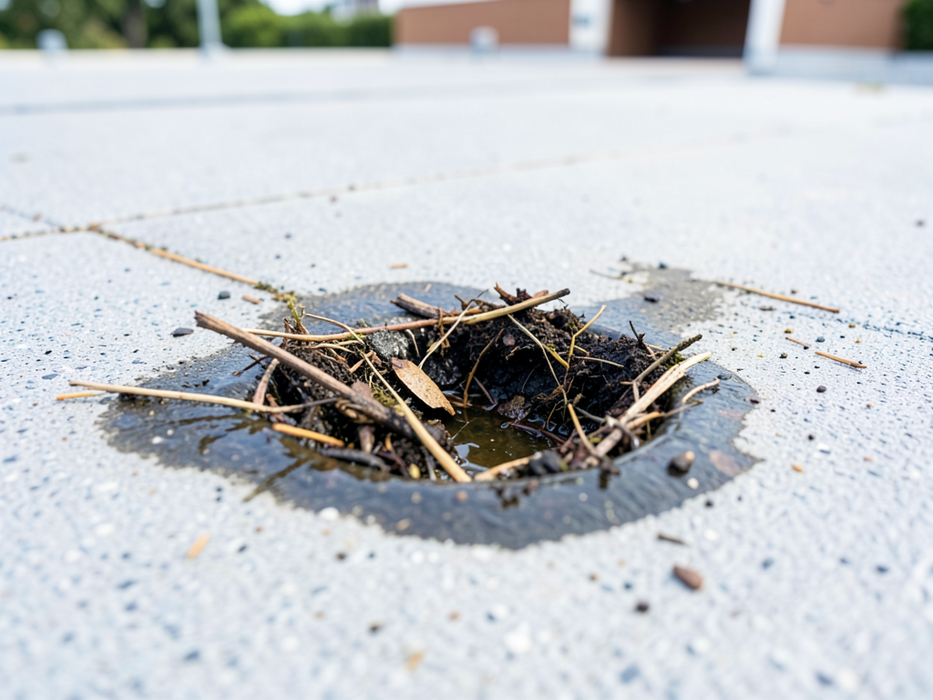 Common Problems With Flat Roof Drainage and Ponding Water in Tamiami