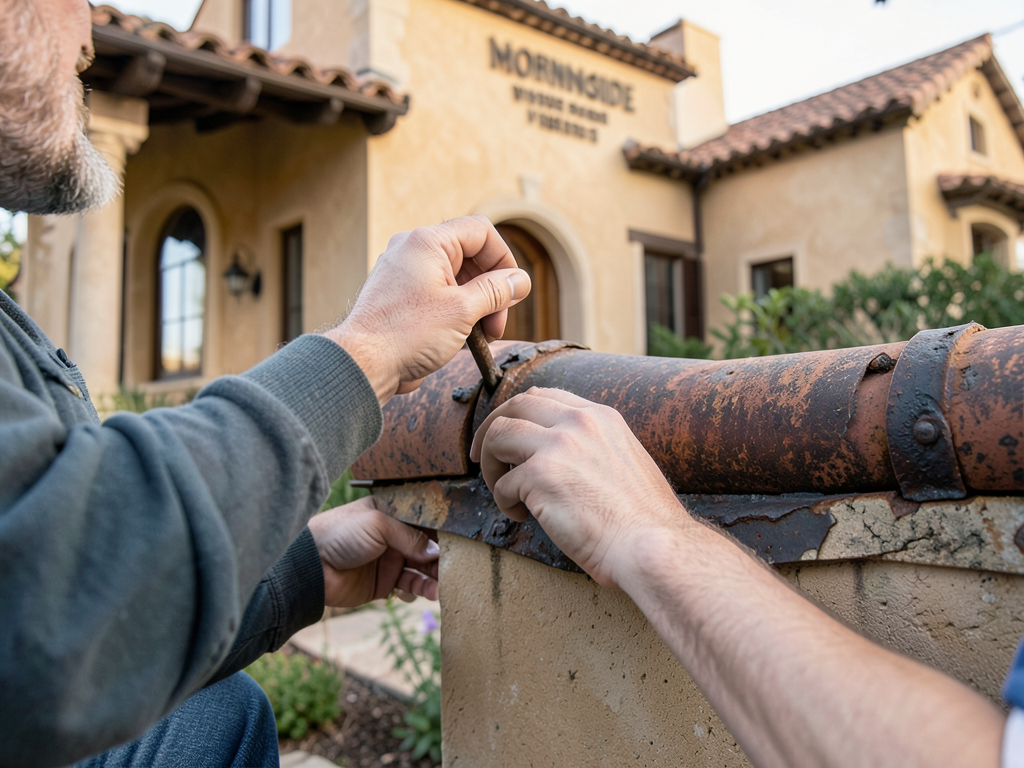 Fixing leaky chimneys and flashing issues in older